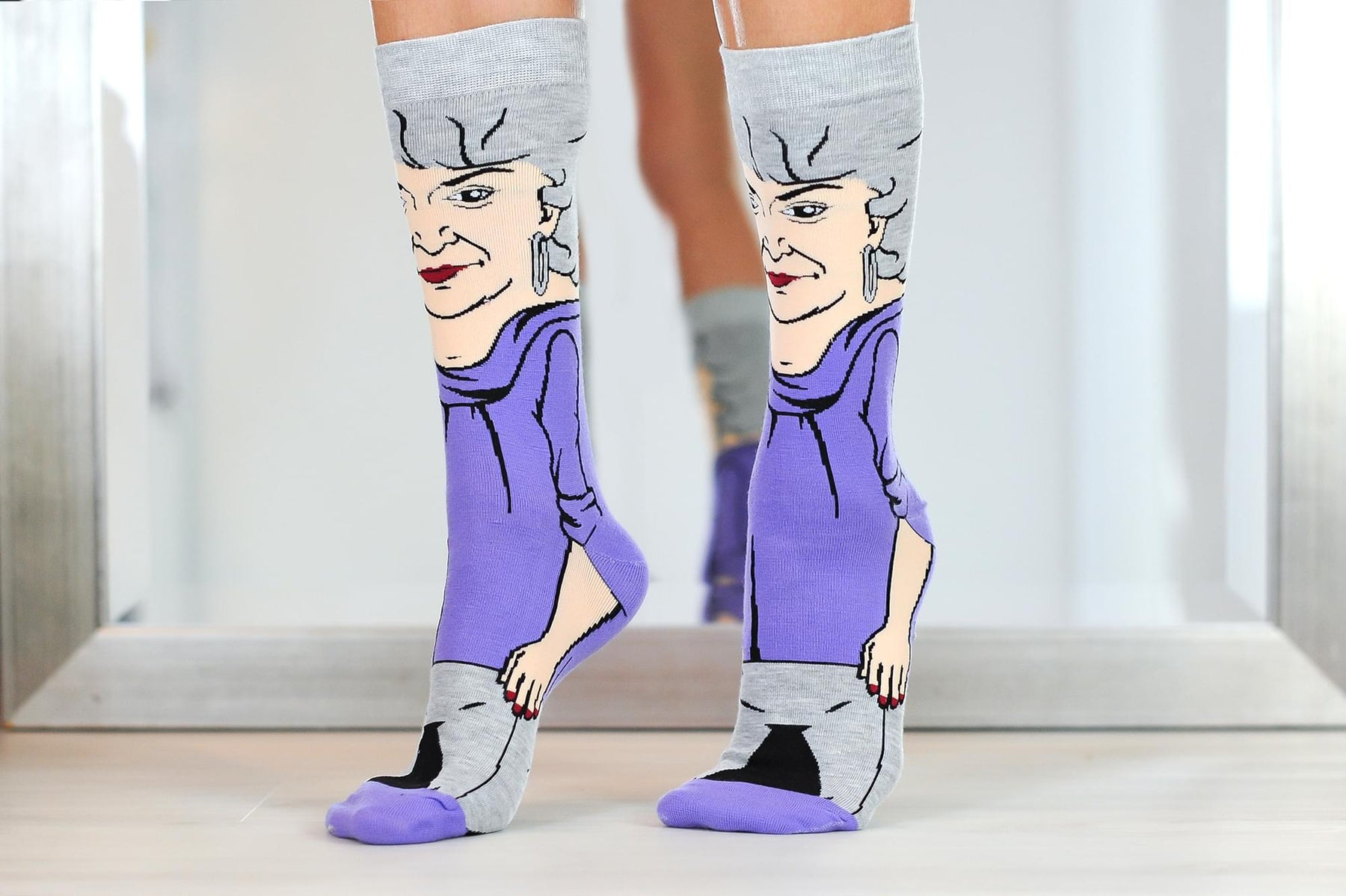 The Golden Girls Dorothy Funny Graphic Socks | Single Pair Of Adult Crew Socks