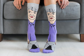 The Golden Girls Dorothy Funny Graphic Socks | Single Pair Of Adult Crew Socks