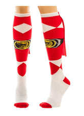 Power Rangers Red Caped Women's Knee High Socks