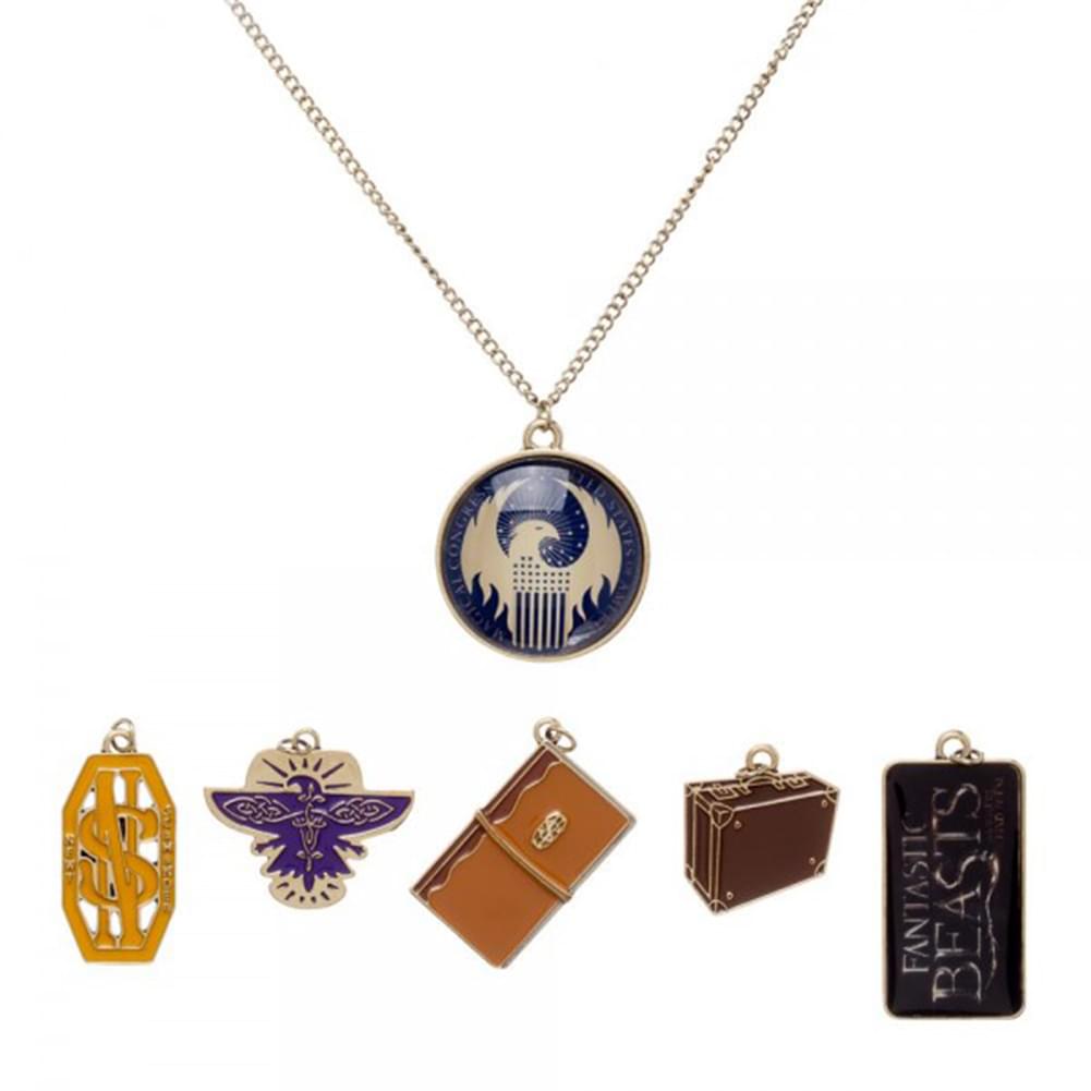 Fantastic Beasts And Where To Find Them 6-Piece Charm Necklace