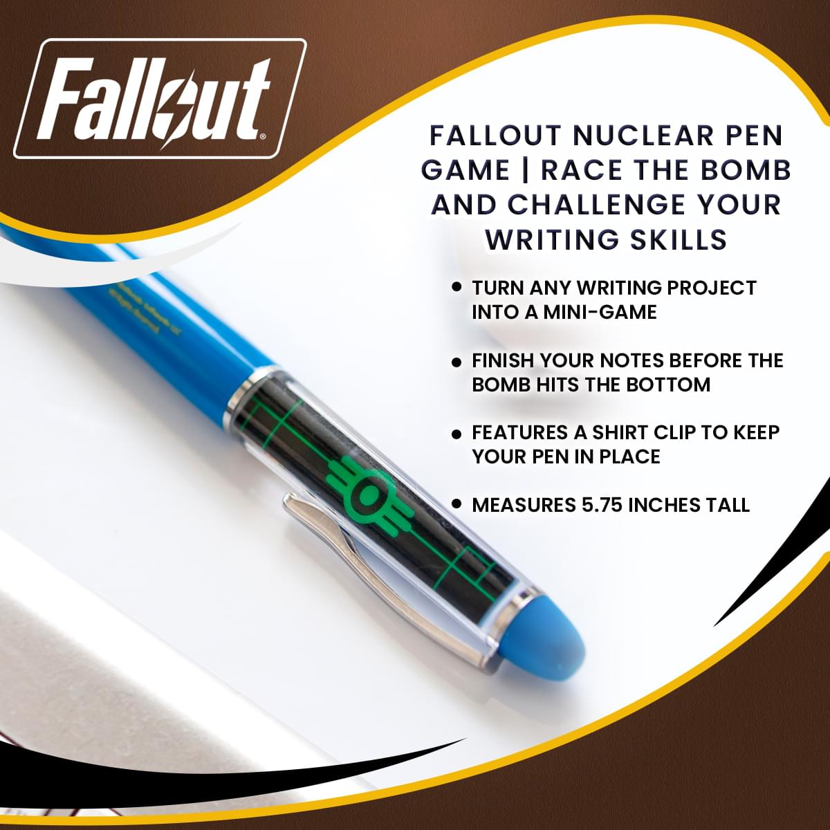 Fallout Nuclear Pen Game | Race The Bomb And Challenge Your Writing Skills