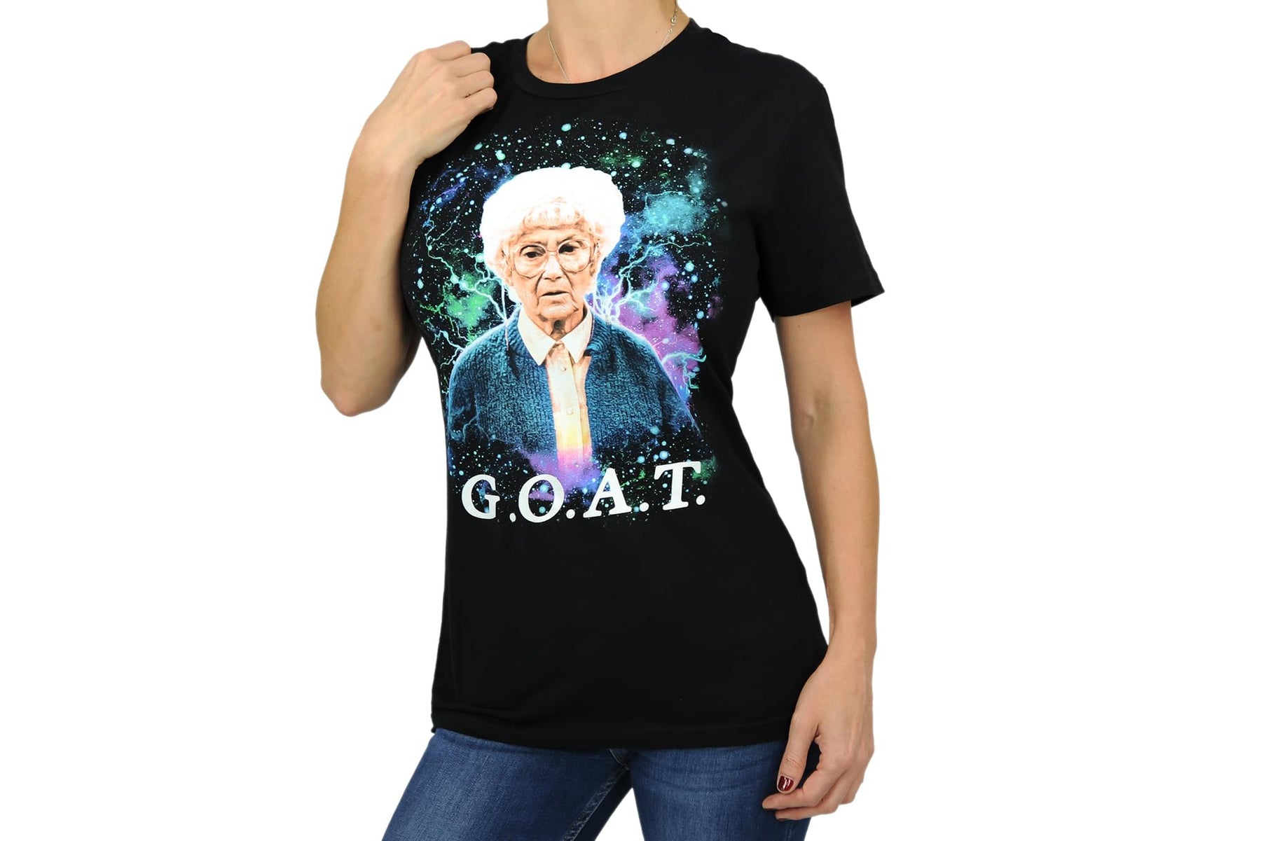 The Golden Girls Exclusive Sophia G.O.A.T Graphic Black T-Shirt