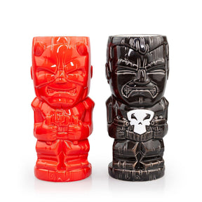 Geeki Tikis Marvel Daredevil & Punisher Ceramic Mugs | Set Of 2 | SDCC Exclusive