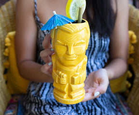 Geeki Tikis Star Trek: TOS Captain Kirk Ceramic Mug | Holds 16 Ounces