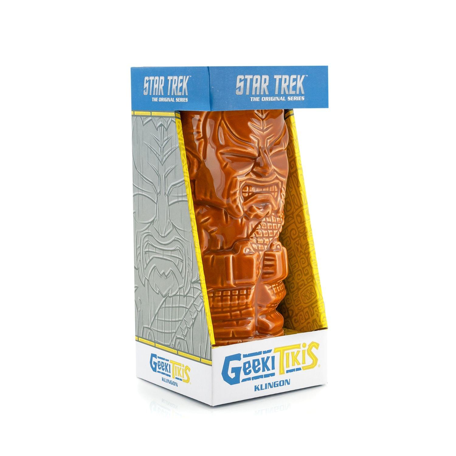 Geeki Tikis Star Trek: The Original Series Klingon Ceramic Mug | Holds 16 Ounces