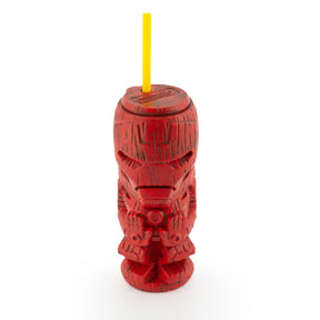 Geeki Tikis Marvel Iron Man Tumbler | Tiki Style Plastic Cup | Holds 22 Ounces