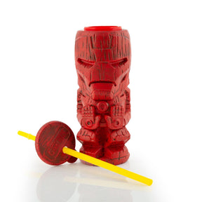 Geeki Tikis Marvel Iron Man Tumbler | Tiki Style Plastic Cup | Holds 22 Ounces