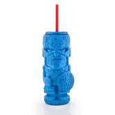 Geeki Tikis Marvel Captain America Tumbler | Tiki Style Cup | Holds 19 Ounces