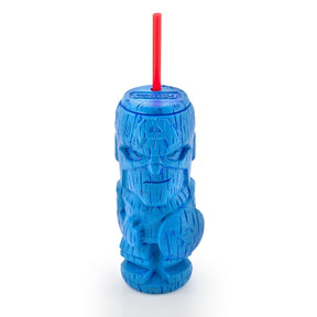 Geeki Tikis Marvel Captain America Tumbler | Tiki Style Cup | Holds 19 Ounces