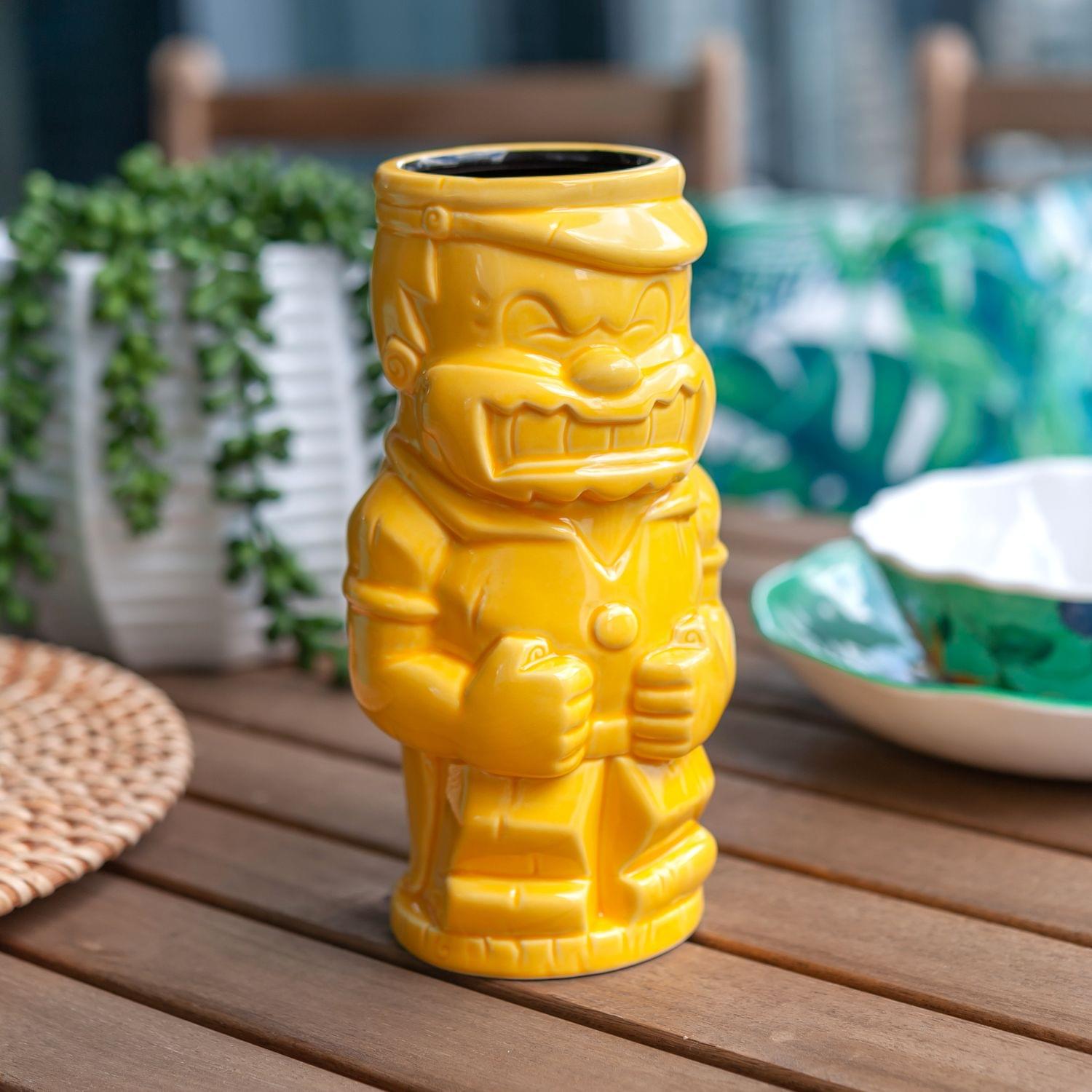 Geeki Tikis Popeye's Bluto Mug | Ceramic Tiki Style Cup | Holds 23 Ounces