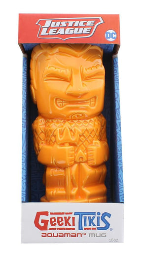DC Comics Geeki Tikis Aquaman 16 oz Mug | Orange
