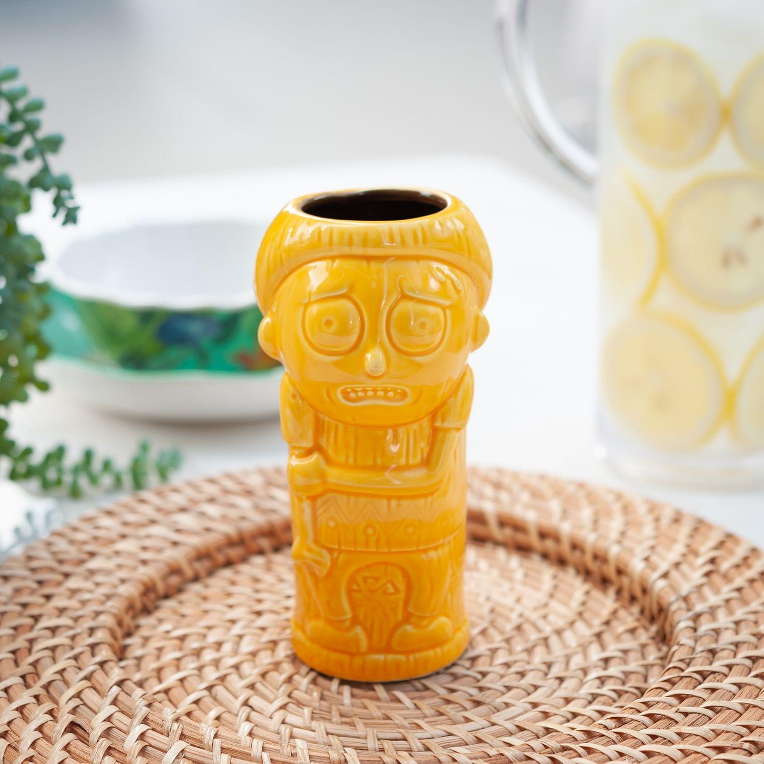 Geeki Tikis Rick & Morty Morty Mug | Ceramic Tiki Style Cup | Holds 13 Ounces