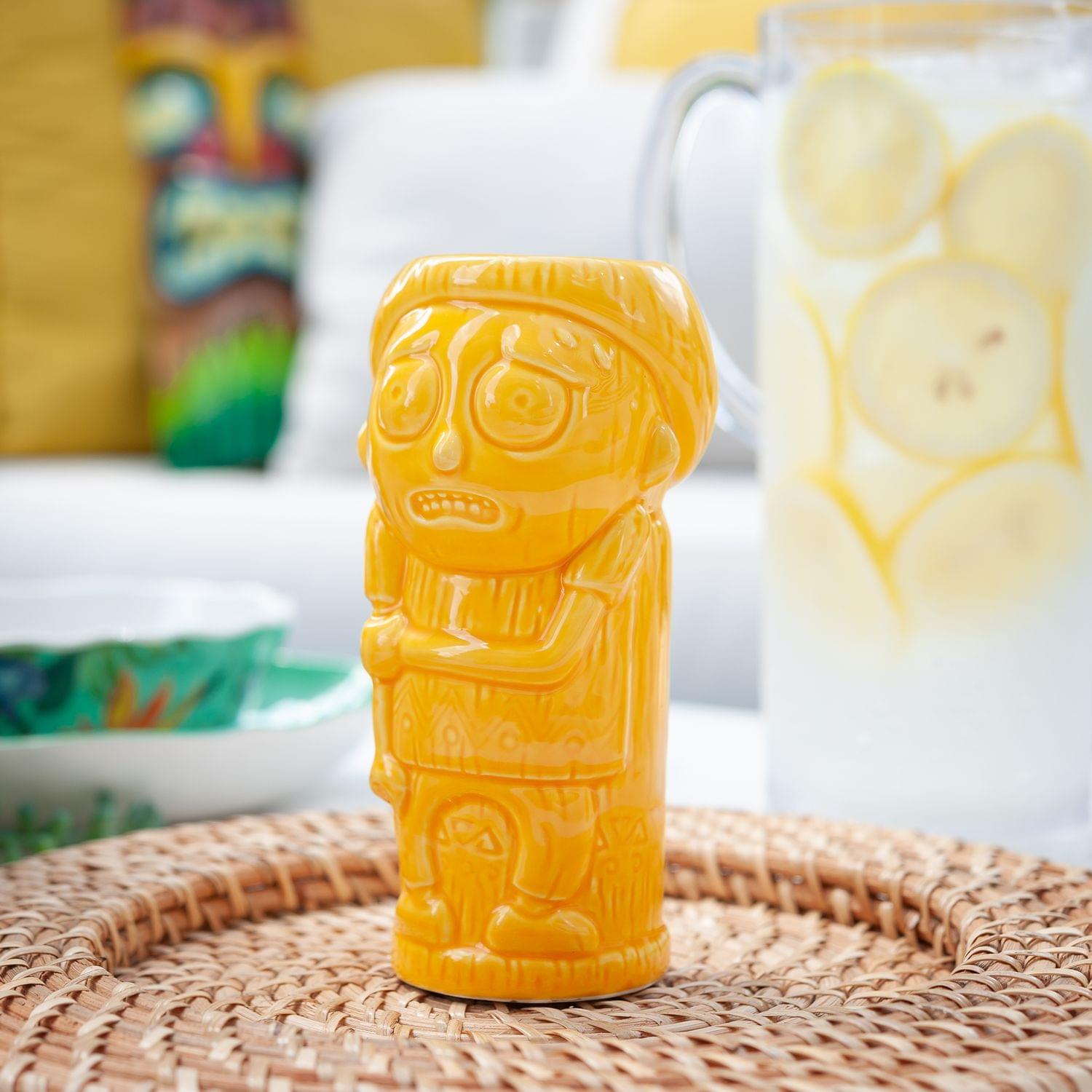 Geeki Tikis Rick & Morty Morty Mug | Ceramic Tiki Style Cup | Holds 13 Ounces