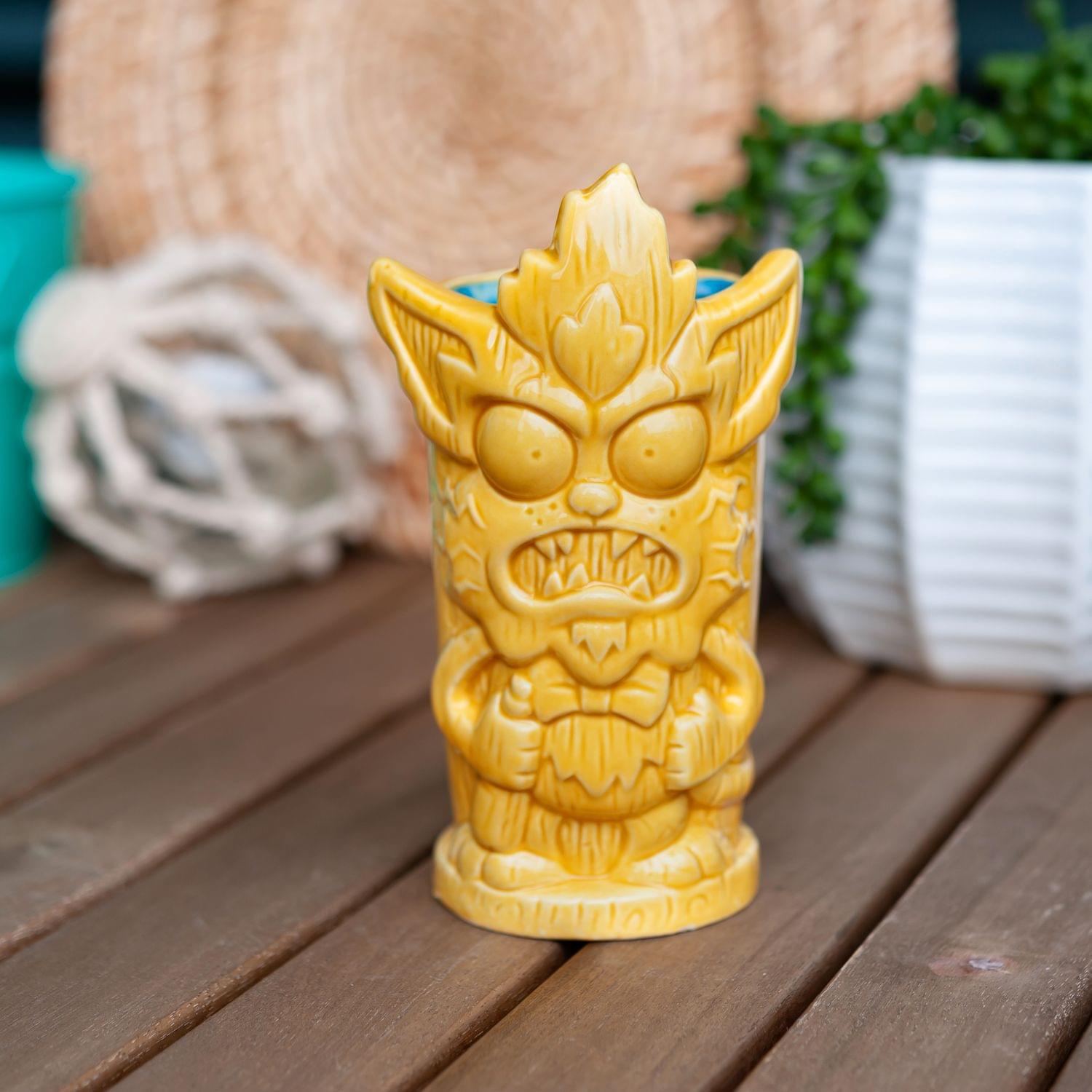 Geeki Tikis Rick & Morty Squanchy Mug | Ceramic Tiki Style Cup | Holds 13 Ounces