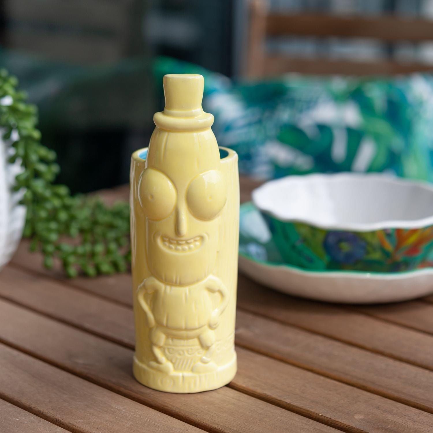 Geeki Tikis Rick & Morty Mr. Poopy Butthole | Tiki Style Ceramic Mug | Holds 12 Ounces