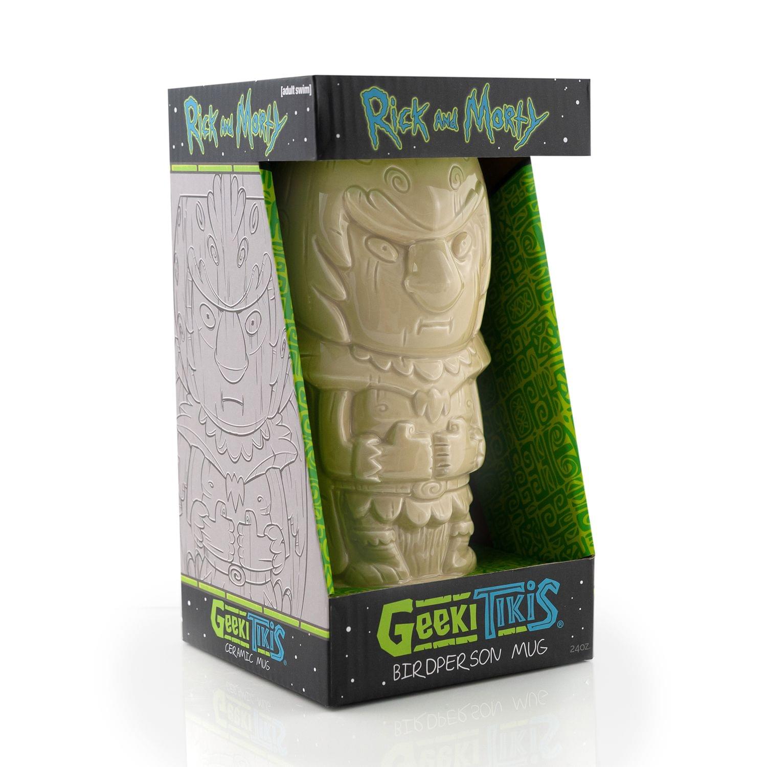 Geeki Tikis Rick & Morty Bird Person | Ceramic Tiki Style Mug | Holds 24 Ounces