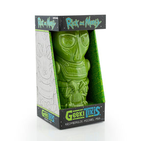 Geeki Tikis Rick & Morty Krombopulos Michael Tiki Style Ceramic Mug | Holds 16 Ounces