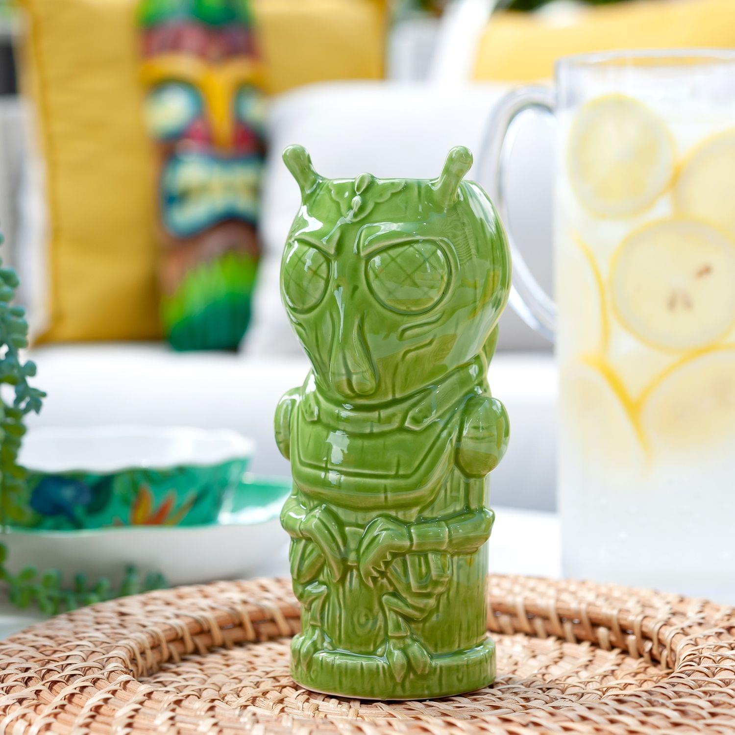 Geeki Tikis Rick & Morty Krombopulos Michael Tiki Style Ceramic Mug | Holds 16 Ounces