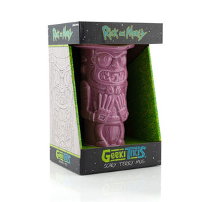 Geeki Tikis Rick & Morty Scary Terry | Ceramic Tiki Style Mug | Holds 19 Ounces