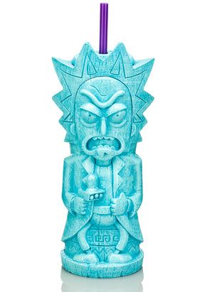 Rick and Morty Geeki Tiki Plastic Tumblers | Set of 4