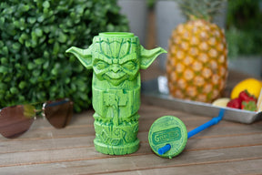 Geeki Tikis Star Wars Yoda Plastic Tumbler | Holds 17 Ounces