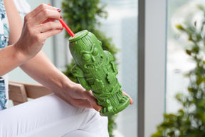 Rick and Morty Pickle Rick 22oz Geeki Tiki Plastic Tumbler