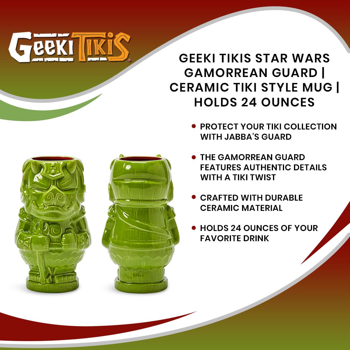 Geeki Tikis Star Wars Gamorrean Guard | Ceramic Tiki Style Mug | Holds 24 Ounces