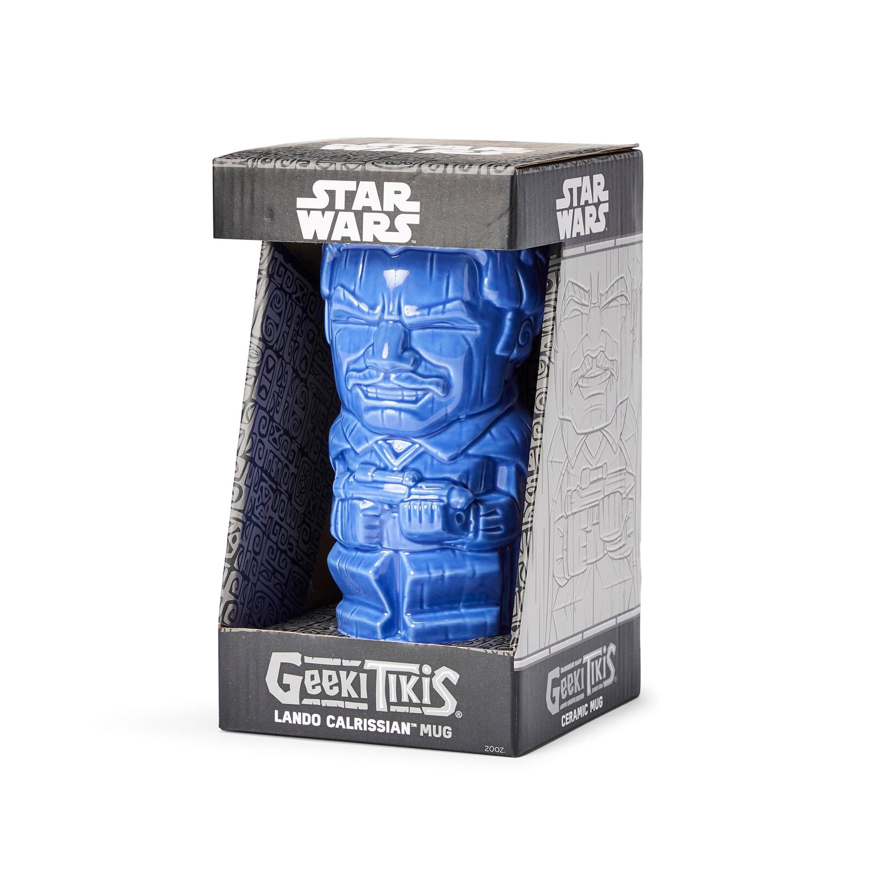 Geeki Tikis Star Wars Lando Calrissian Ceramic Mug | Holds 20 Ounces