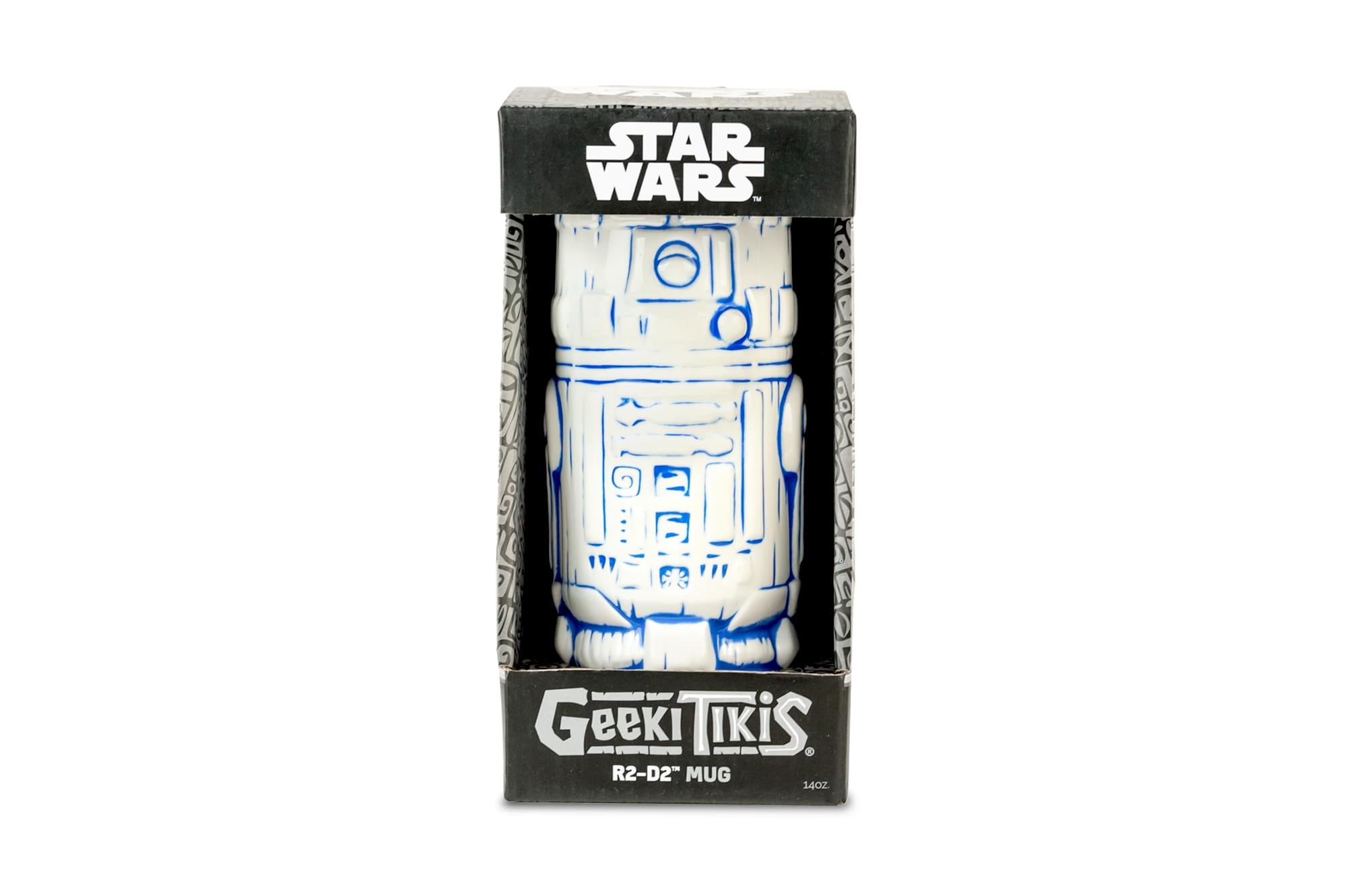 Geeki Tikis Star Wars R2-D2 Mug | Ceramic Tiki Style Cup | Holds 14 Ounces