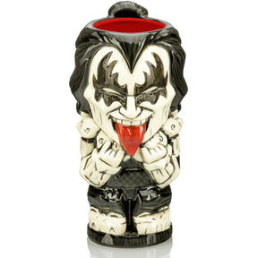 KISS Geeki Tikis Ceramic Mug Set of 4 | Demon | Spaceman | Catman | Starchild