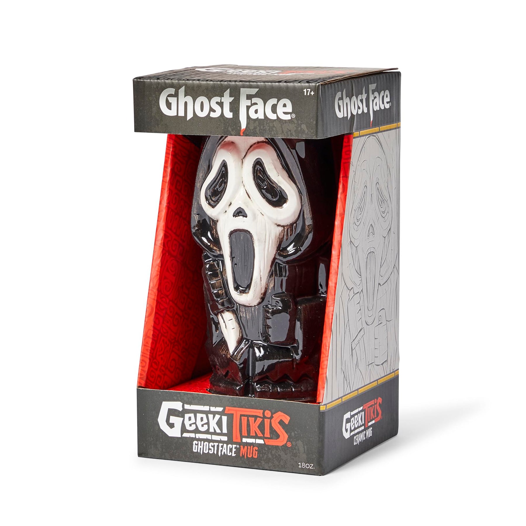 Geeki Tikis Scream Ghostface Ceramic Mug | Holds 19 Ounces