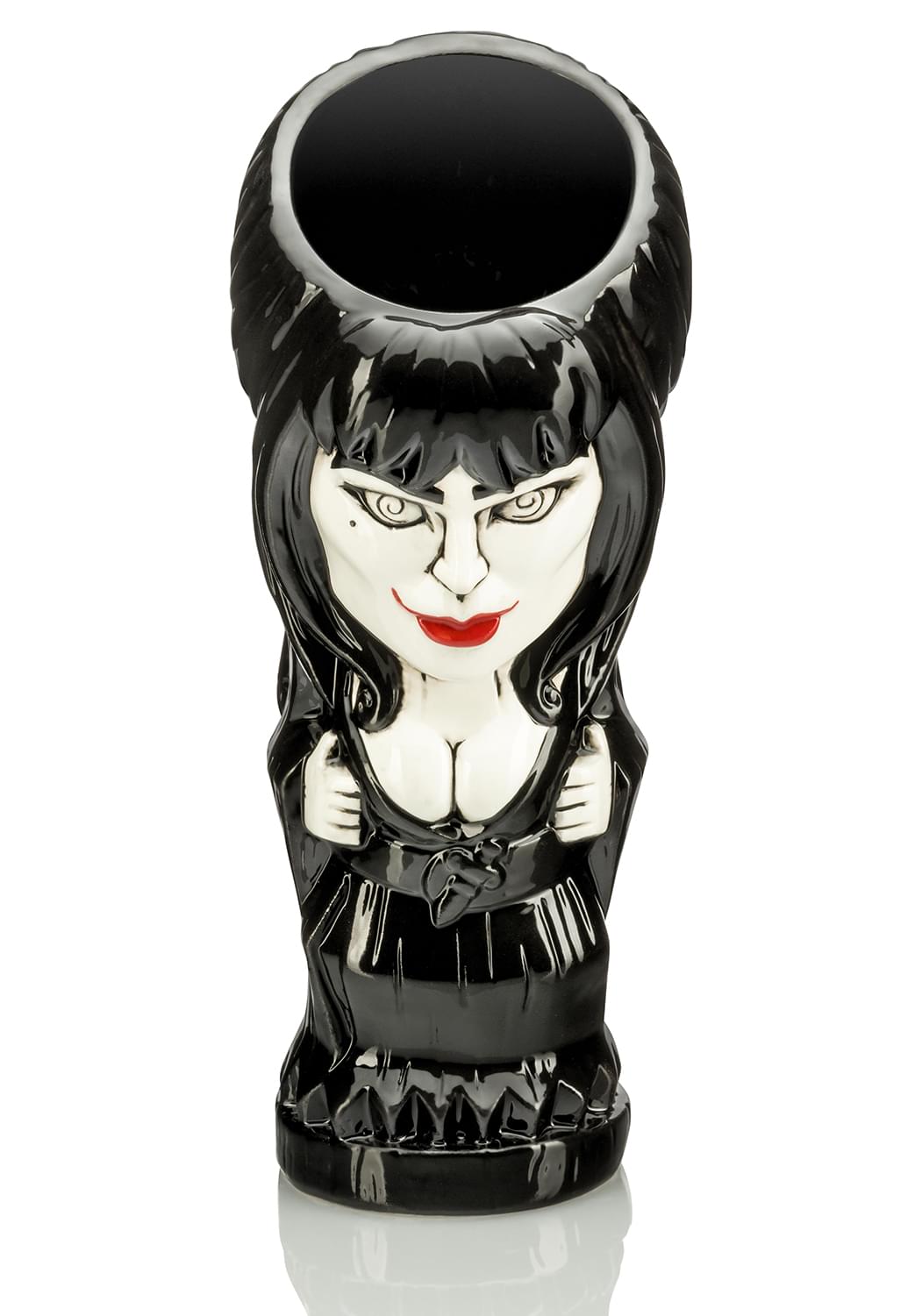 Geeki Tikis Elvira Mistress of the Dark Mug | Tiki Style Cup | Holds 20 Ounces