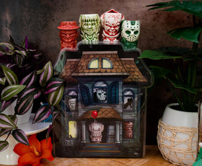 Geeki Tikis Horror Mini Muglets 4-Pack | Regan, Jason, Pennywise, Freddy