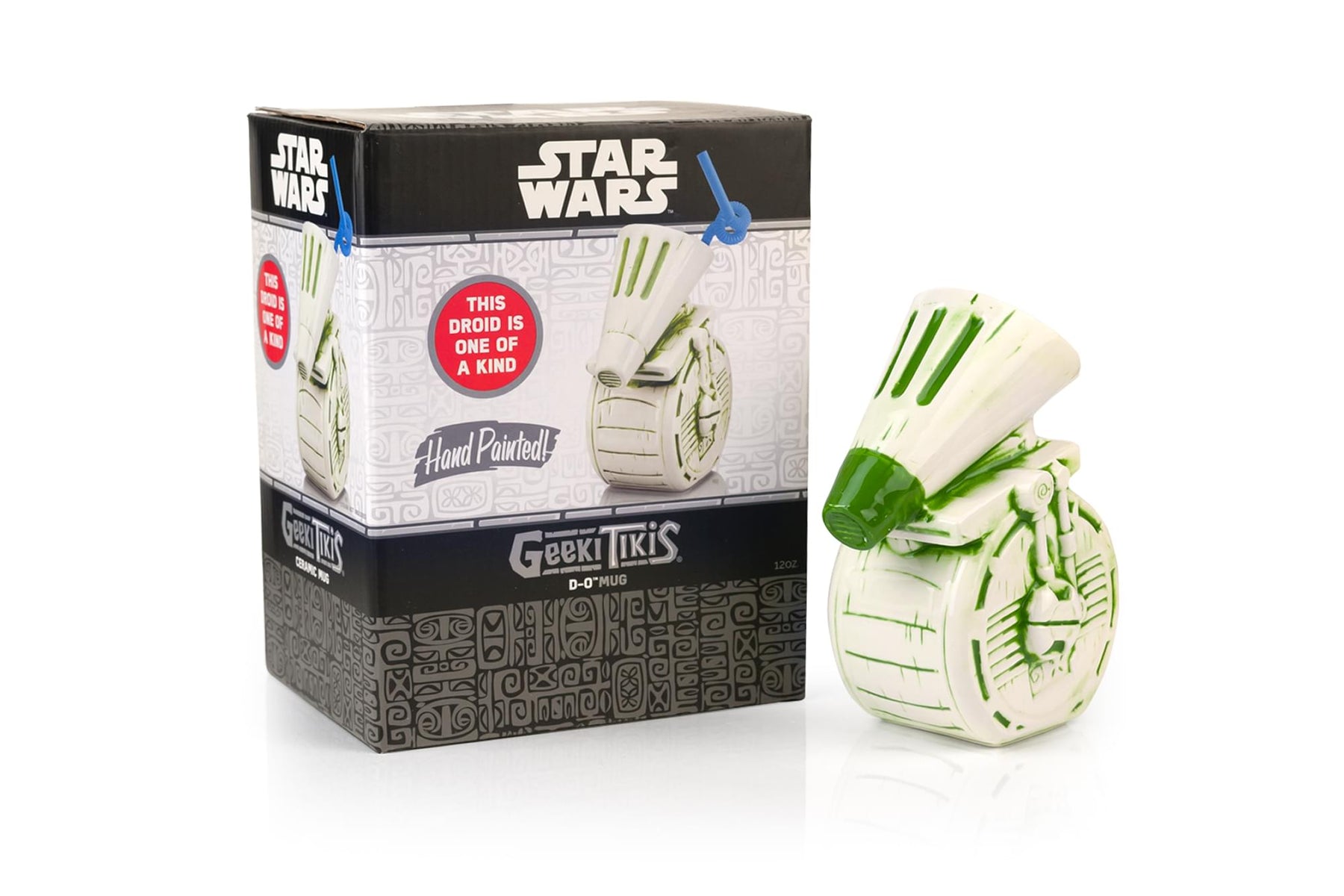 Geeki Tikis Star Wars D-0 Mug | Ceramic Tiki Style Cup | Holds 12 Ounces