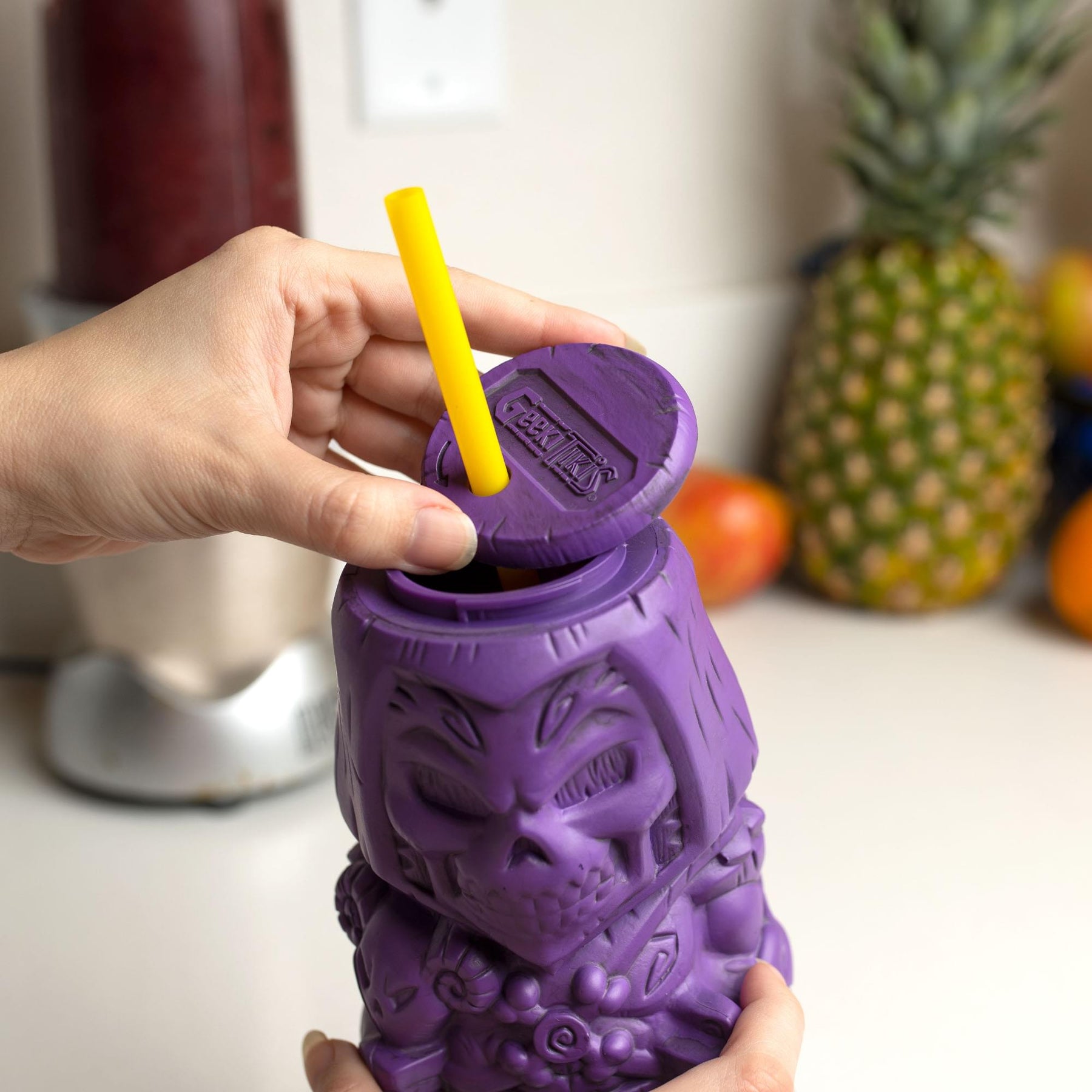 Geeki Tikis Masters of the Universe Skeletor Tumbler with Straw | 26 Ounces