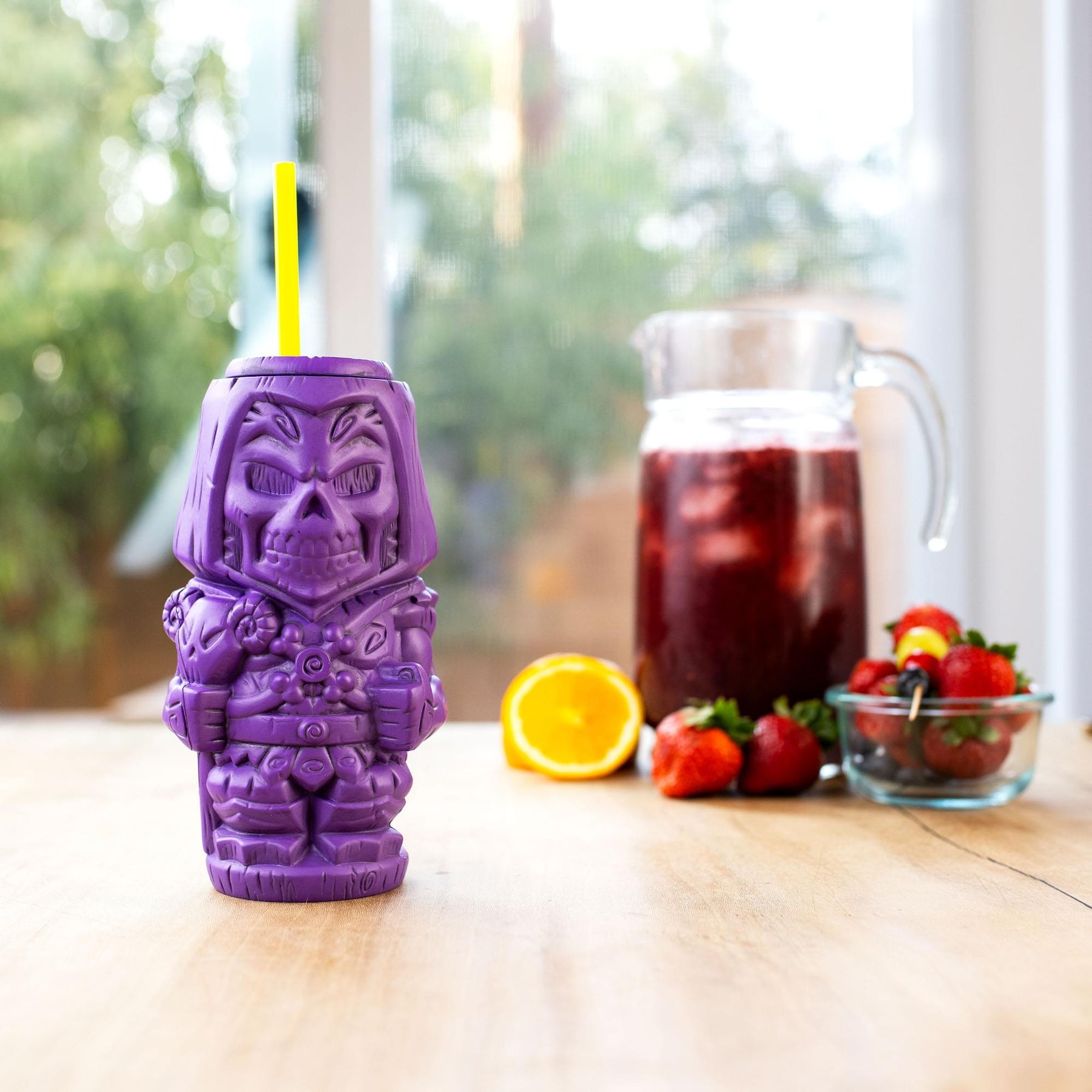 Geeki Tikis Masters of the Universe Skeletor Tumbler with Straw | 26 Ounces