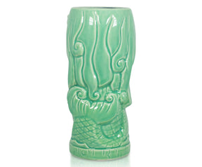 Geeki Tikis Green Mermaid Fantasy Mug | Ceramic Tiki Style Cup | Holds 15 Ounces