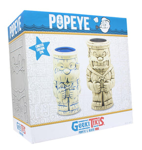Popeye & Bluto 2-Pack Geeki Tikis 17oz and 23oz