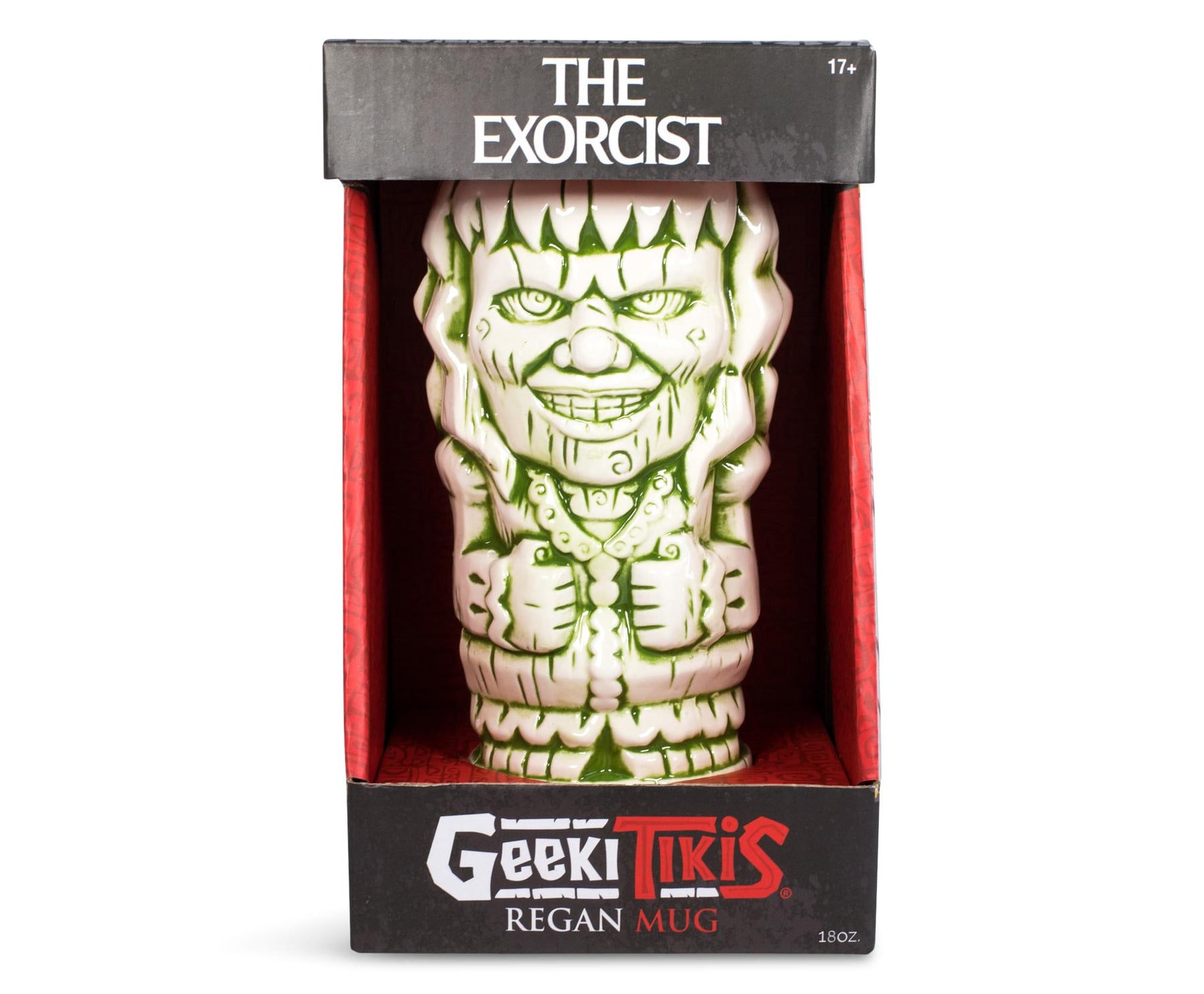 Geeki Tikis The Exorcist Regan Mug | Ceramic Tiki Style Cup | Holds 18 Ounces