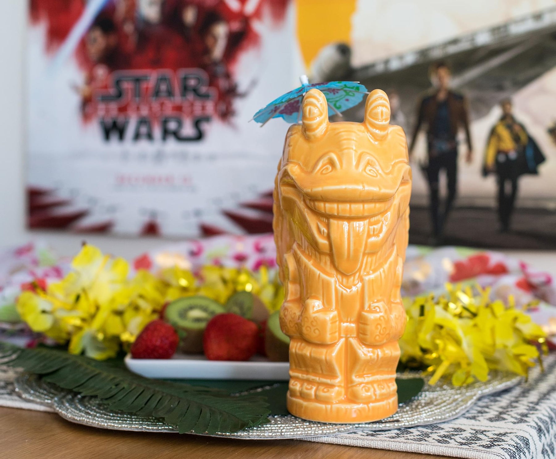 Geeki Tikis Star Wars Jar Jar Binks Ceramic Mug | Holds 18 Ounces