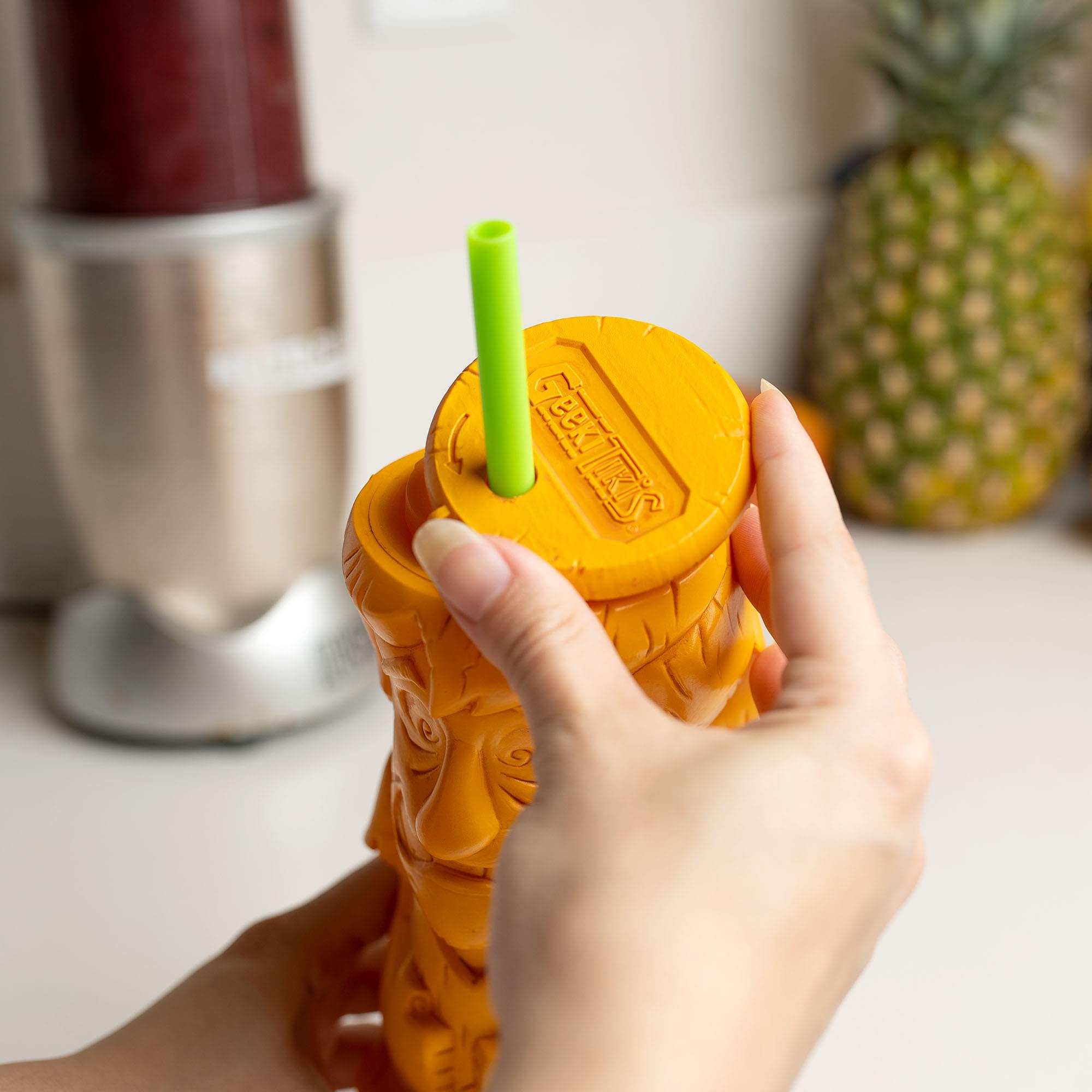 Geeki Tikis Scooby-Doo Shaggy Plastic Tumbler with Straw | Holds 20 Ounces