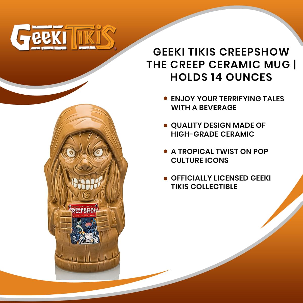 Geeki Tikis Creepshow The Creep Ceramic Mug | Holds 14 Ounces
