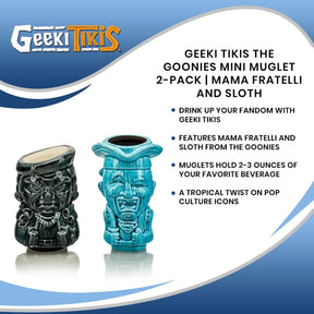 Geeki Tikis The Goonies Mini Muglet 2-Pack | Mama Fratelli and Sloth