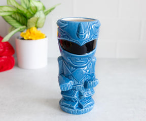 Geeki Tikis Power Rangers Blue Ranger Ceramic Mug | Holds 16 Ounces