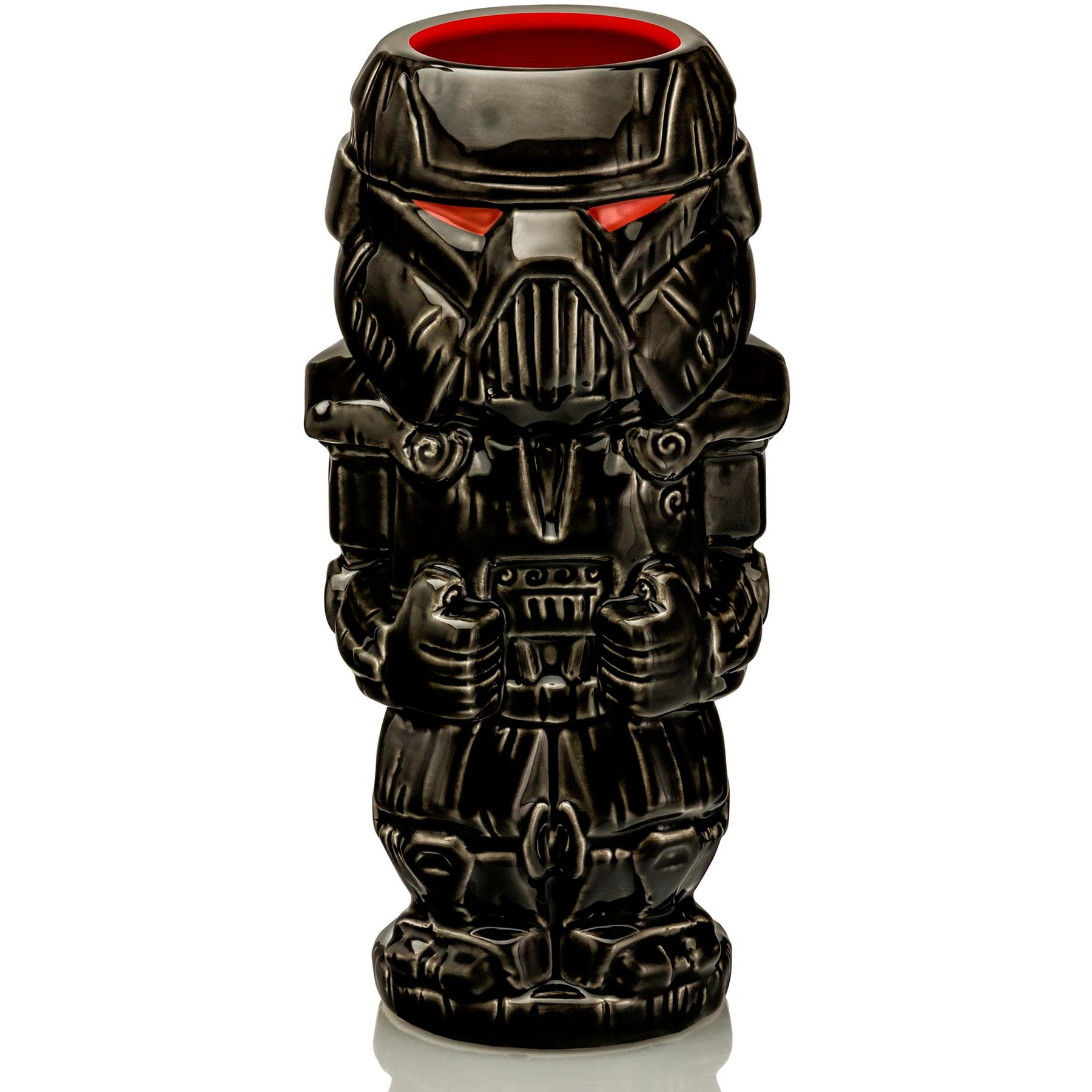 Geeki Tikis Star Wars: The Mandalorian Dark Trooper Ceramic Mug | Holds 18 Ounce