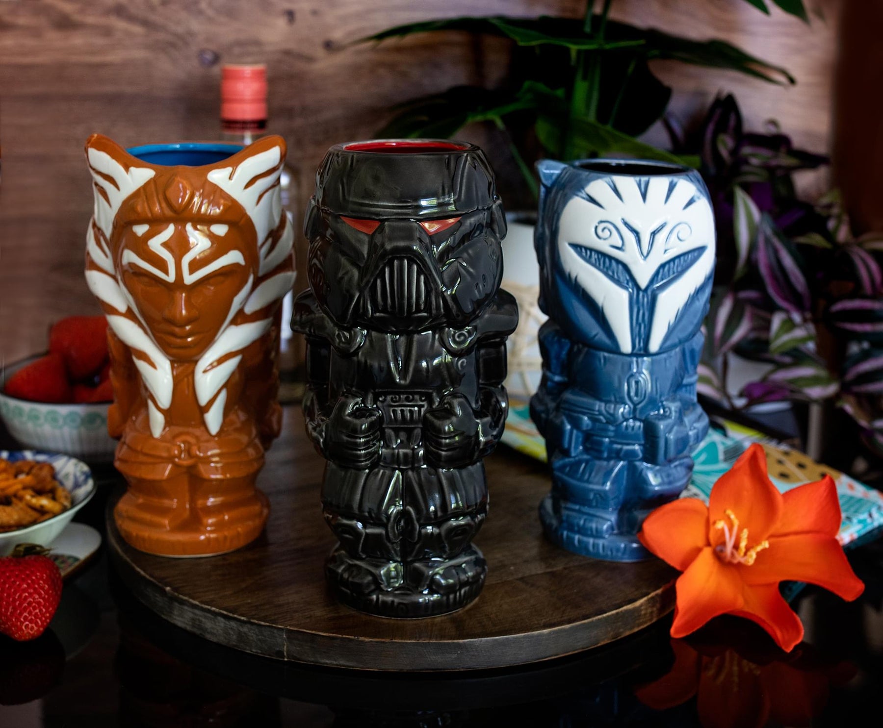 Geeki Tikis Star Wars: The Mandalorian Dark Trooper Ceramic Mug | Holds 18 Ounce