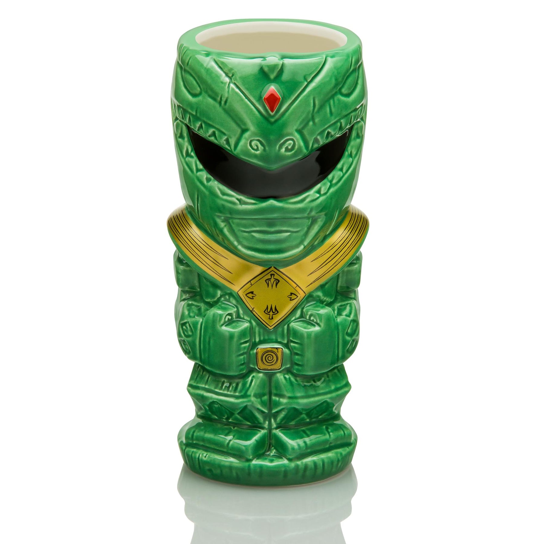 Geeki Tikis Power Rangers Green Ranger Ceramic Mug | Holds 16 Ounces