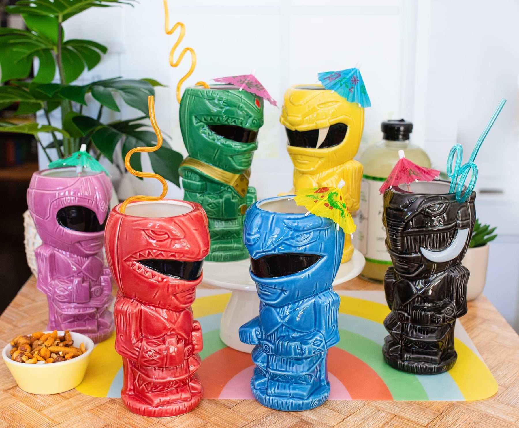 Geeki Tikis Power Rangers Green Ranger Ceramic Mug | Holds 16 Ounces