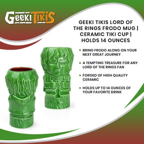 Geeki Tikis Lord Of The Rings Frodo Mug | Ceramic Tiki Cup | Holds 14 Ounces