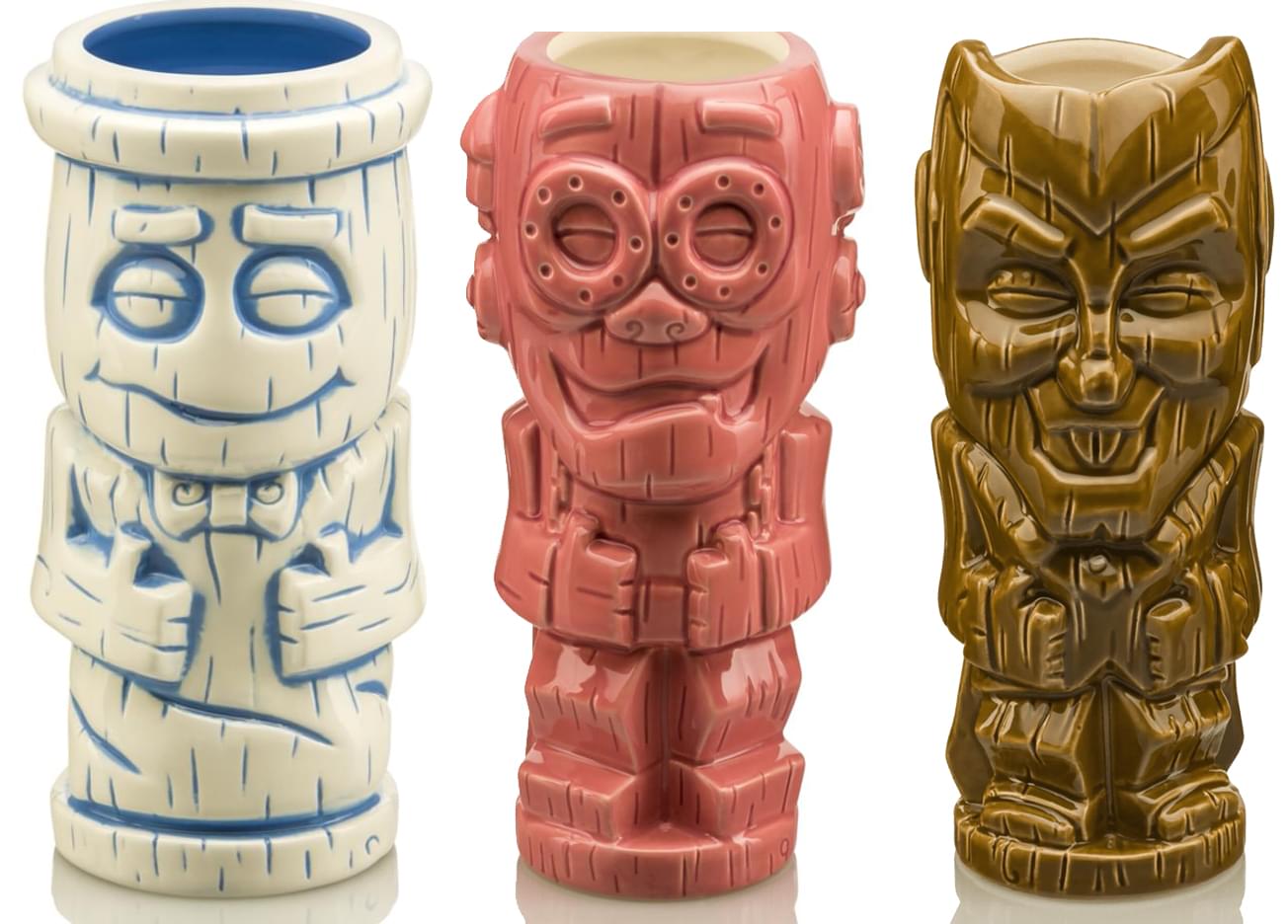 Monster Cereal Ceramic Geeki Tiki Mugs | Set of 3